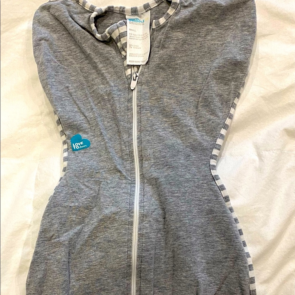 Love to Dream Swaddle Up Original, gray, size small (6.5-13 lb)